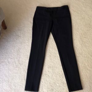 Theory straight leg black pants.